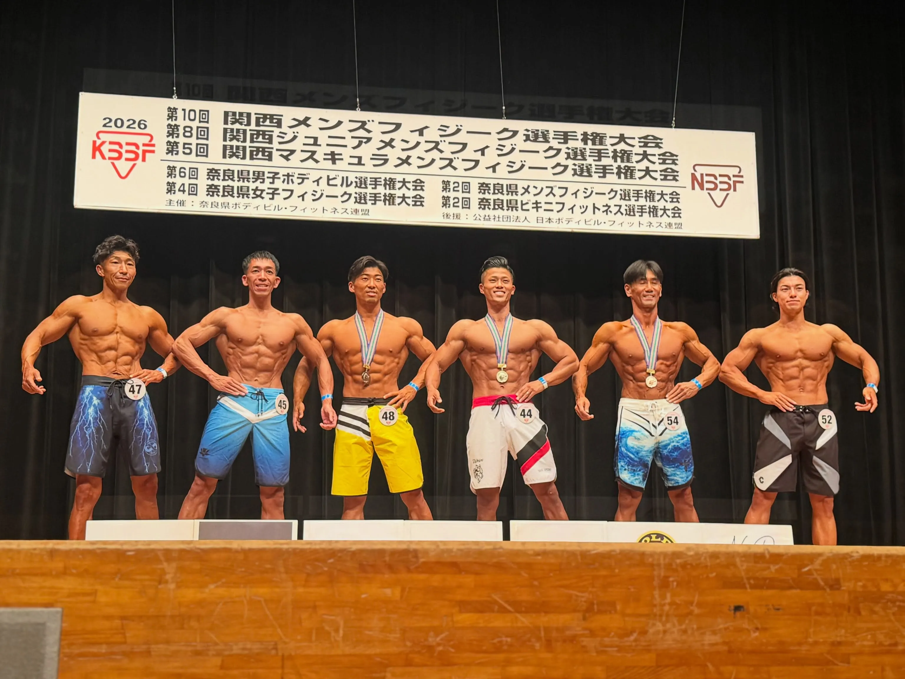 関西メンズフィジーク入賞者